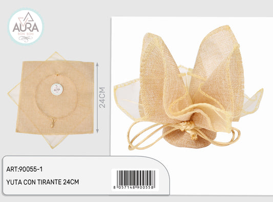 Yuta con tirante naturale 24cm