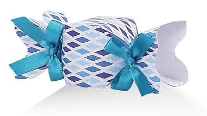 blue and light blue diamond candy