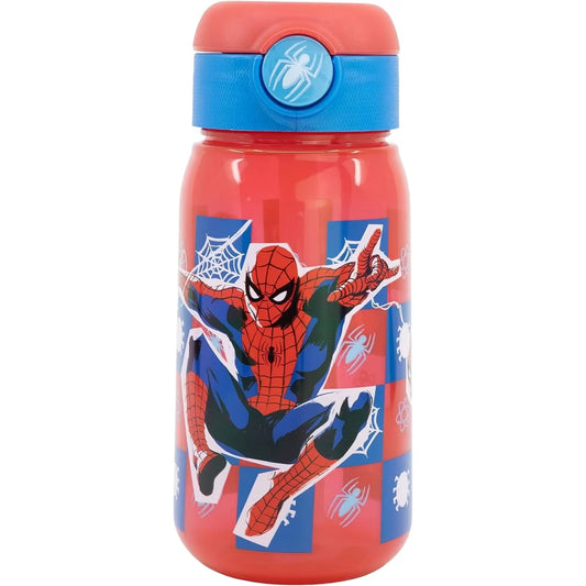 Spiderman borraccia con cannuccia pop up 510ml