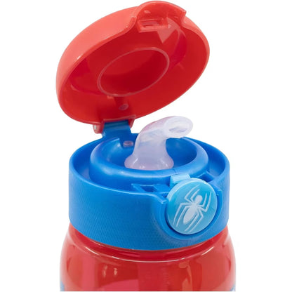 Spiderman borraccia con cannuccia pop up 510ml