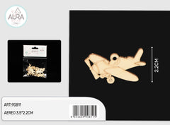 12pcs wooden airplane decoration