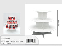 3-tier backsplash 330x290mm pearlescent