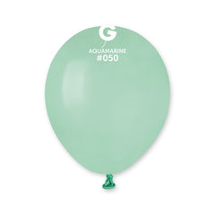 5-inch pastel aquamarine latex balloons cf100