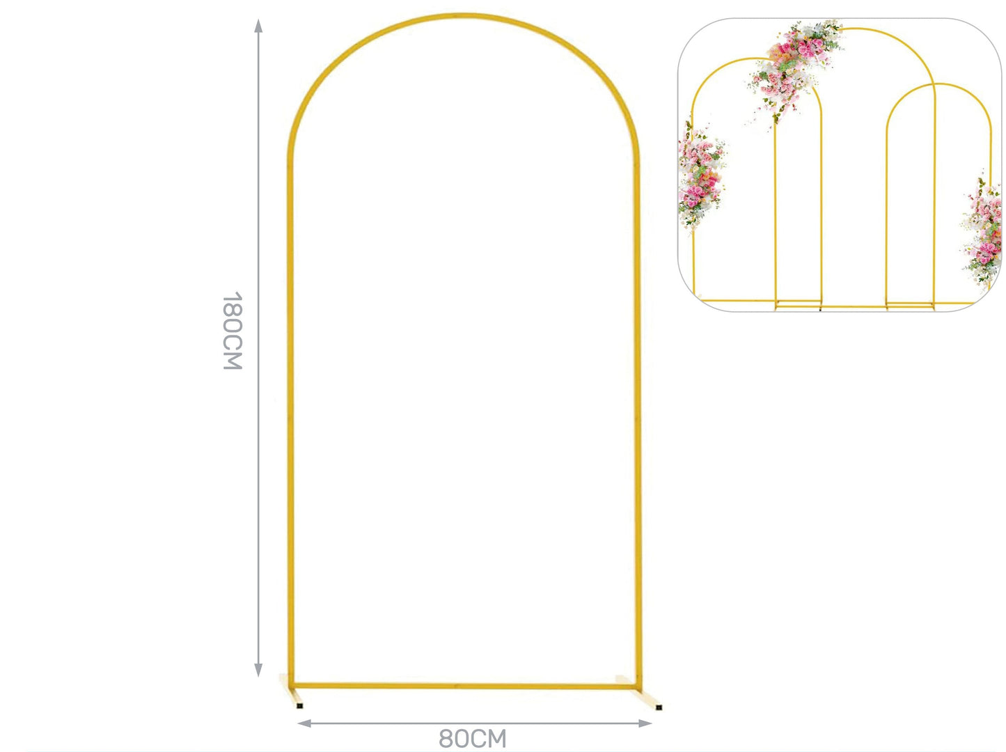 arco palloncini 80x180cm