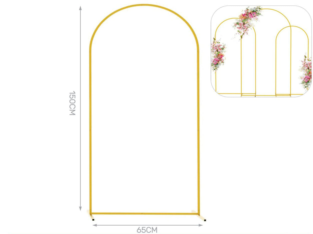 arco per palloncini 65x150cm oro