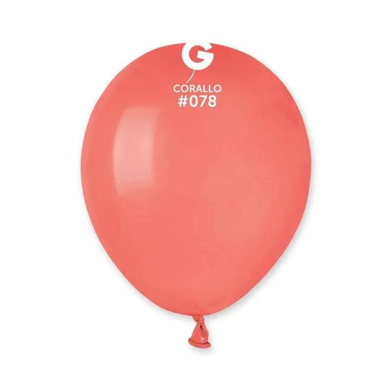 Palloncini in Lattice Pastello Corallo 13" (33 cm) – Gemar, 100 pz