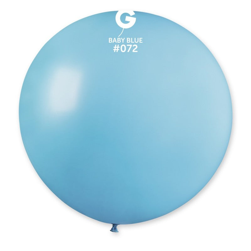 31inch baby blue hot air balloon 2pcs