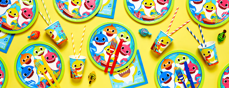 Bicchiere in carta 250ml 8pz Baby Shark