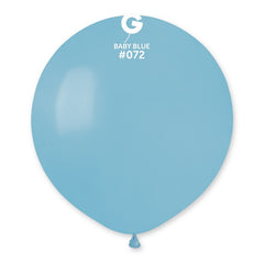 19 inch pastel baby blue latex balloons cf25