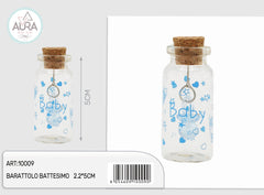 barattolo vetro baby azzurro