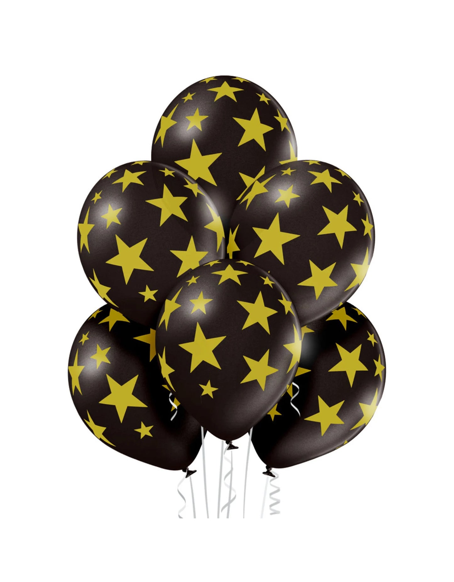 Palloncini in lattice 12inch/30cm stars 6pz