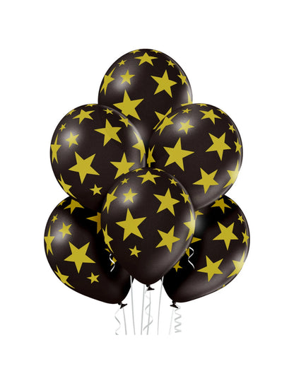 Palloncini in lattice 12inch/30cm stars 6pz
