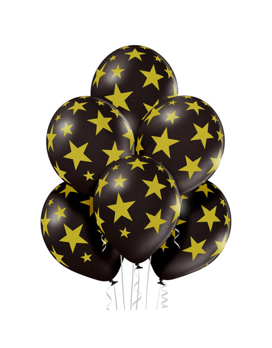 Palloncini in lattice 12inch/30cm stars 6pz