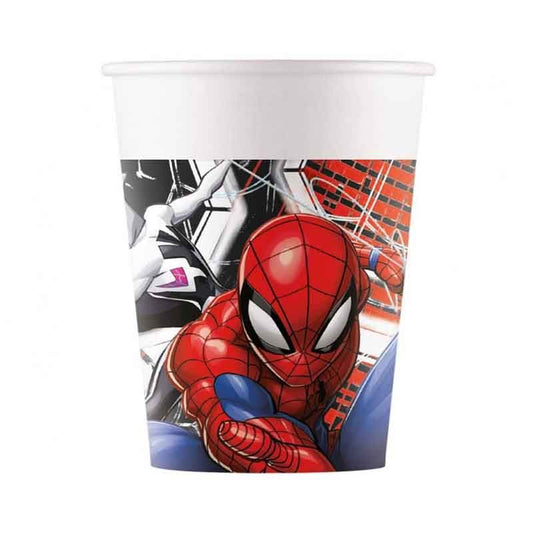 8-piece Spider-Man World of Webs paper cup