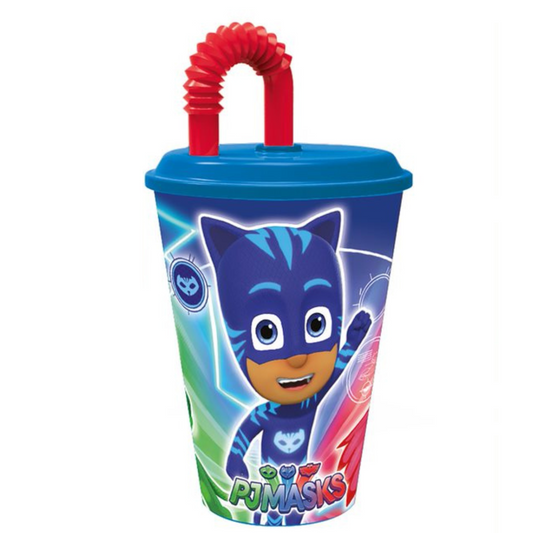 Bicchiere con cannuccia 430 ml Pigiamini