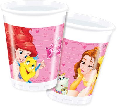 8-piece plastic cup Princess Dream