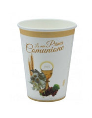 8-piece First Communion paper cups