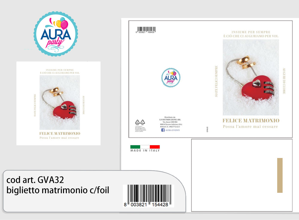 Wedding greeting card