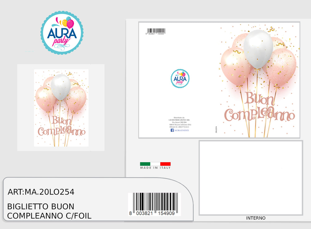 Happy Birthday Greeting Card