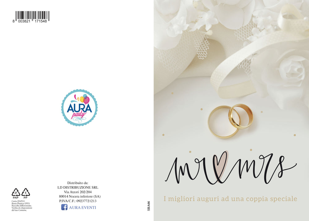 Mr &amp; Mrs Wedding Greeting Card
