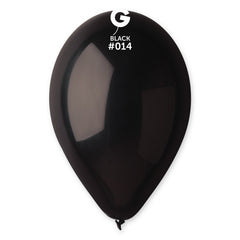 12-inch black pastel latex balloons, 100 pcs