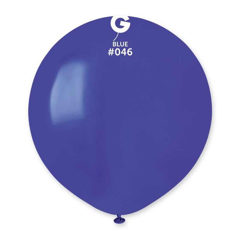 19-inch pastel blue latex balloons, cf.25