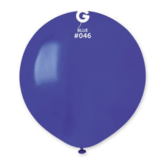 19-inch pastel blue latex balloons, cf.25