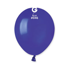 5-inch dark blue pastel latex balloons, 100 pcs