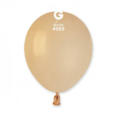 5-inch pastel blush latex balloons, 100 pcs
