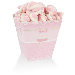 Scatola pop corn party baby boy conf. da 6 pz.