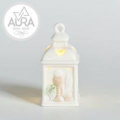 First Communion favor lantern with chalice 4.5x4.5x9.8cm 