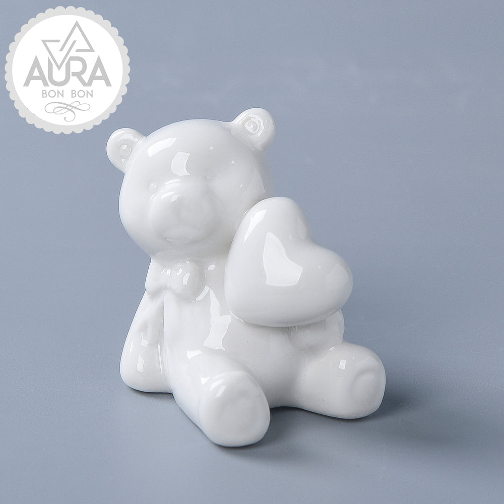 Teddy bear with heart 4x5.1x5.5cm