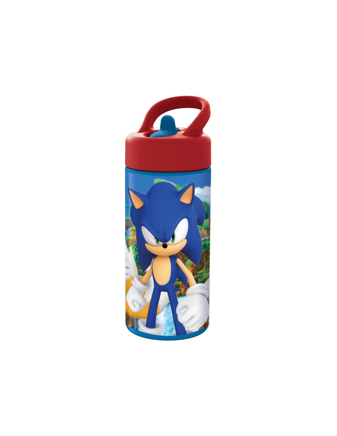 Sonic borraccia con cannuccia playground