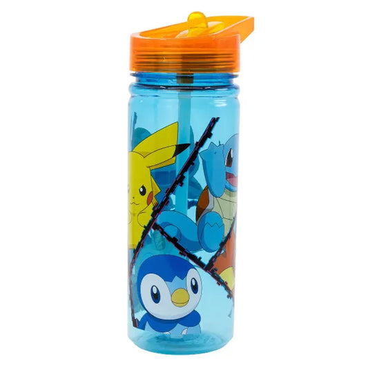 Pokémon Large Tritan Water Bottle with Straw 580ml
