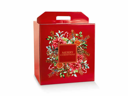 Scatola panettone+bottiglie 430x240x345mm linea Botanical