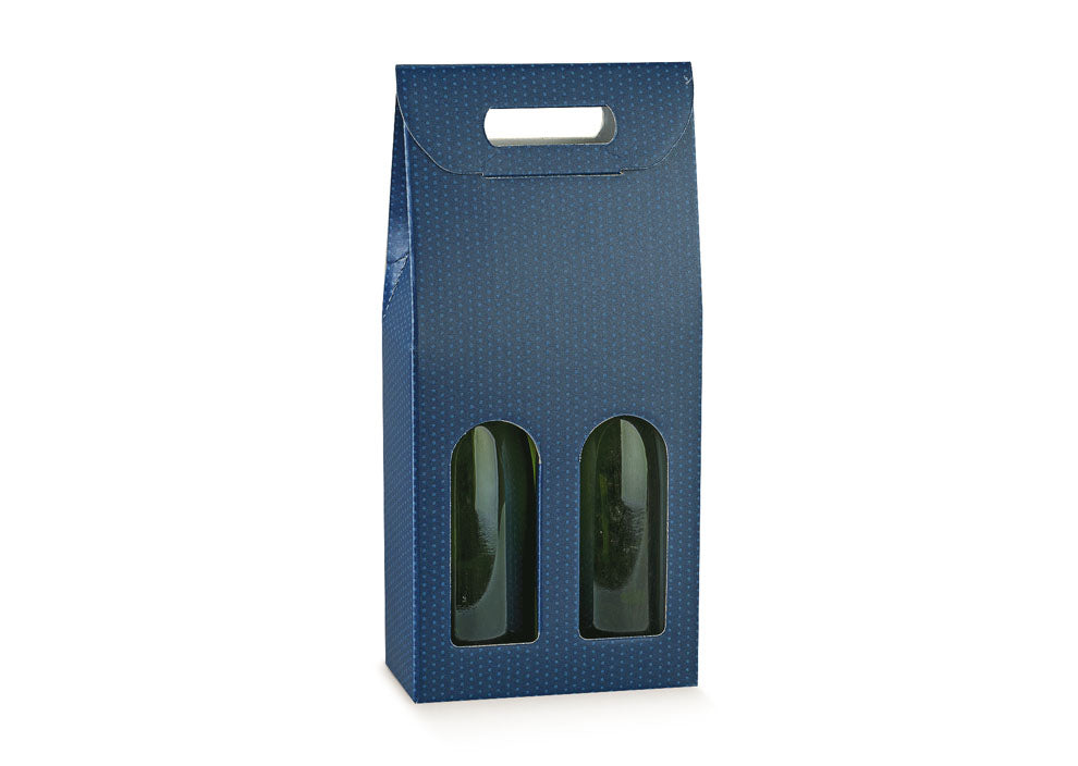 2 bottiglie f.to 180x90x385mm spot blu