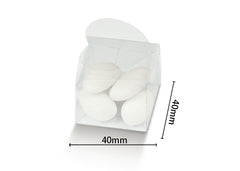 transparent heart cube