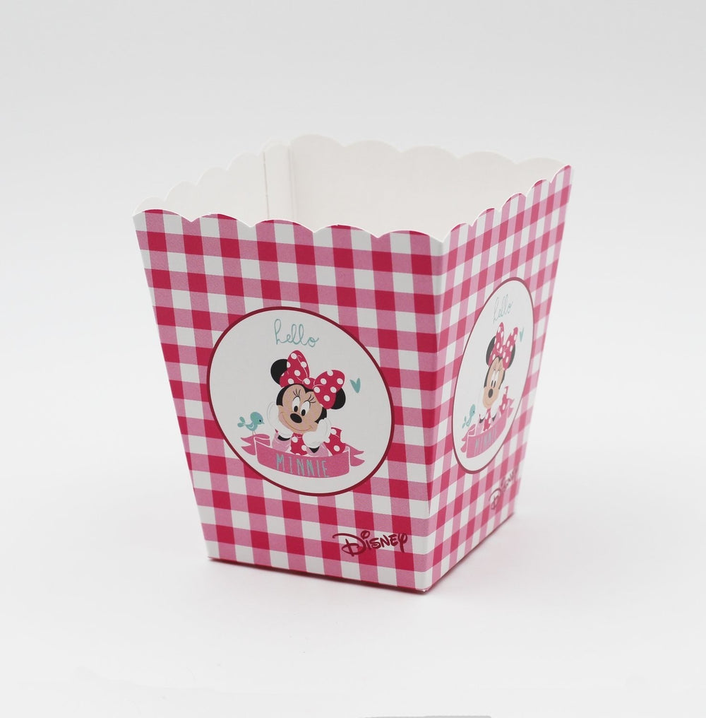Minnie pop corn box 15x15x18cm