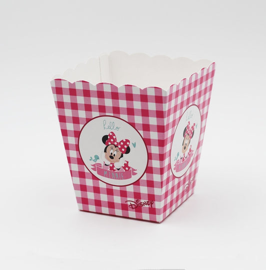 Box pop corn Minnie 15x15x18cm