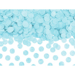 Round paper confetti, light sky-blue, 15g