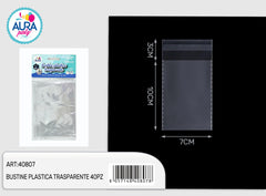 Bustine plastica trasparente 10pz 7x10cm