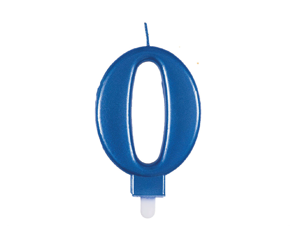 Candela blu numero 0