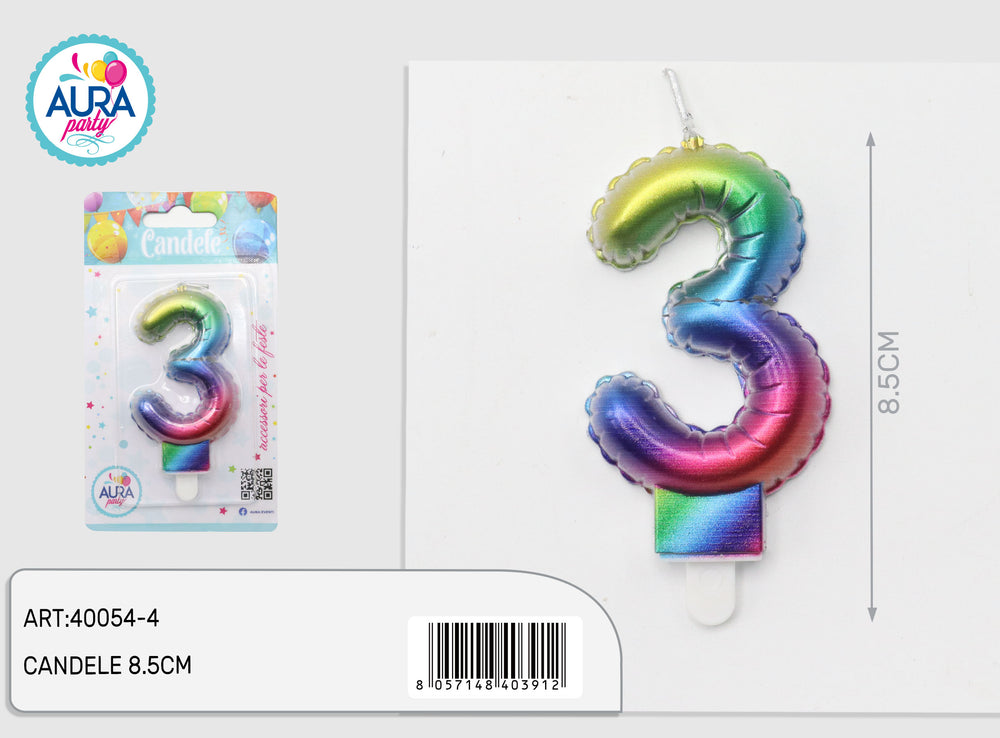 candelina compleanno in multicolore 3