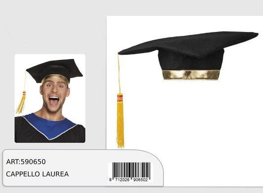 cappello laurea in feltro