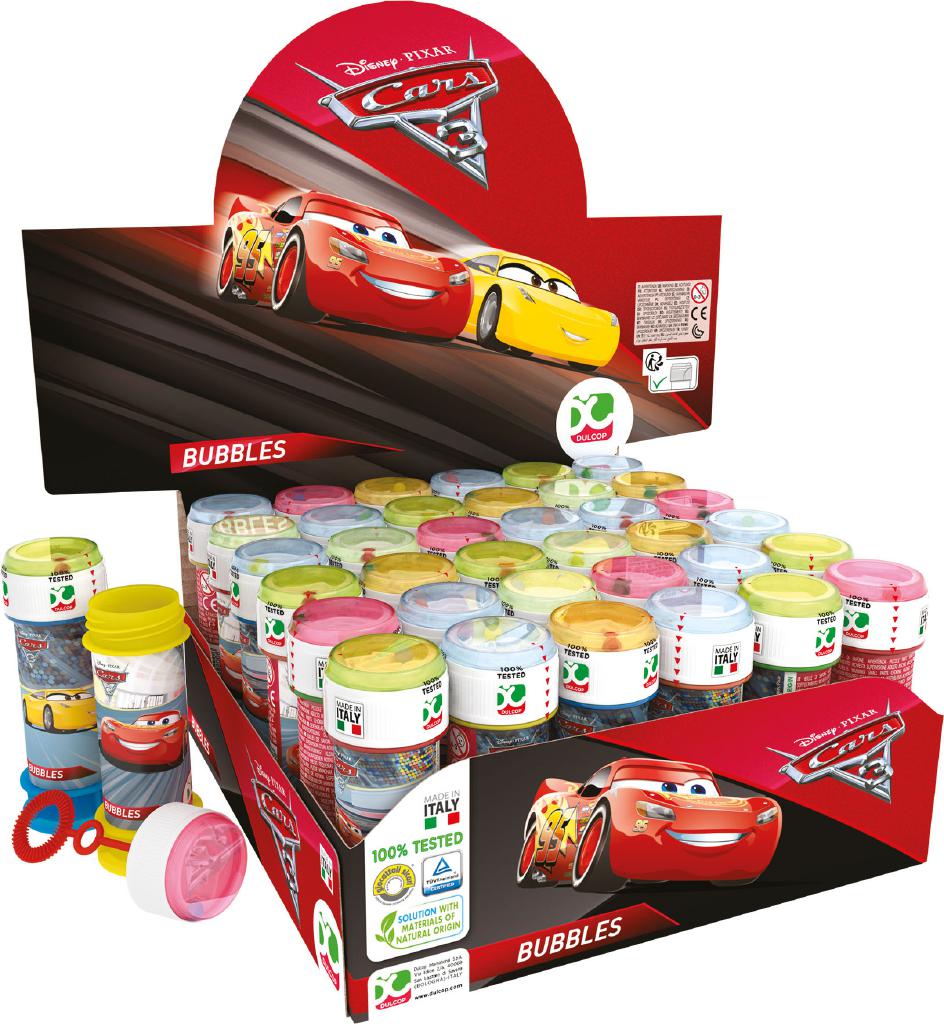 cars 3 bolle di sapone