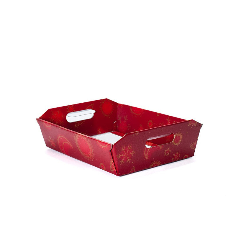 Cardboard basket 350x260x70mm red universe