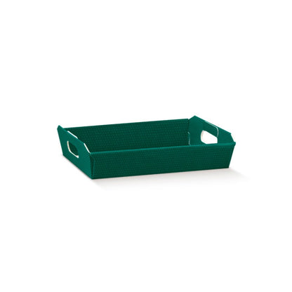 Cesto in cartone 400x300x120mm spot verde
