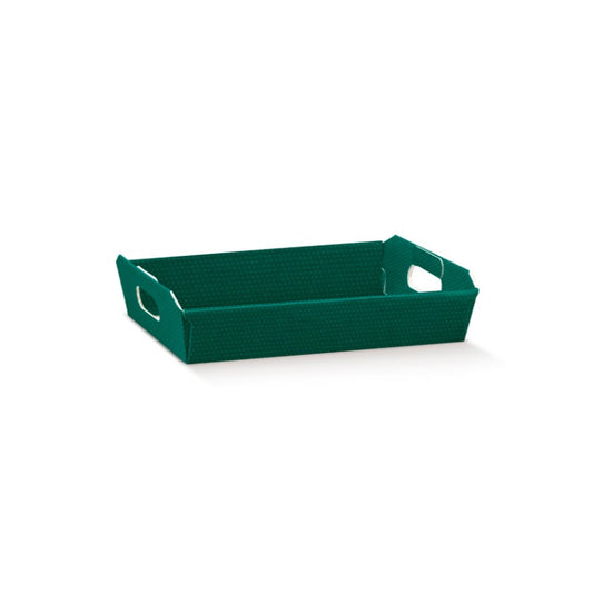 Cesto in cartone 400x300x120mm spot verde