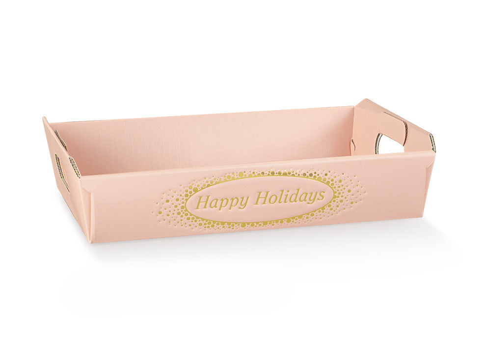 Cesto in cartone Spot cipria 35x26x7 cm – Scotton, 1 pz