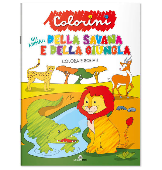 Colorini - gli animali della savana e della giungla